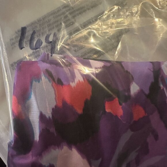 Swimsuits For All Swim Shirt Womens 26 Purple colorful Ikat Cover Stretch top - Picture 8 of 8